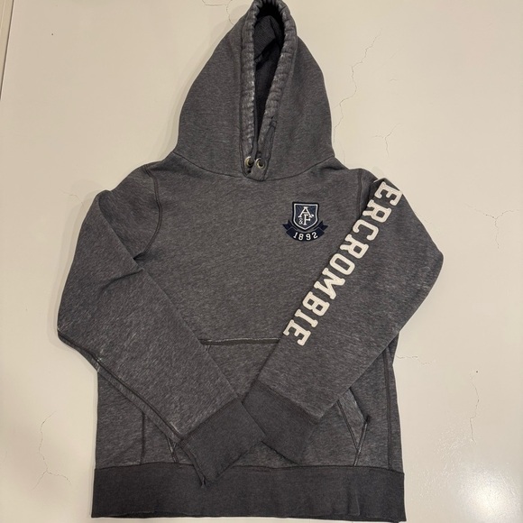 Abercrombie & Fitch Other - Abercrombie & Fitch Y2K Grunge Muscle Hoodie Distressed Faded XL